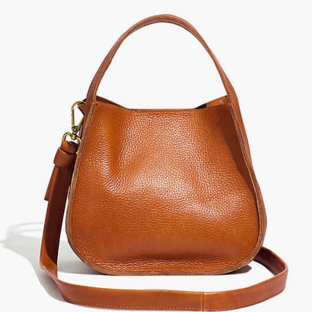 Madewell The Sydney Crossbody Bag in Burnished Caramel